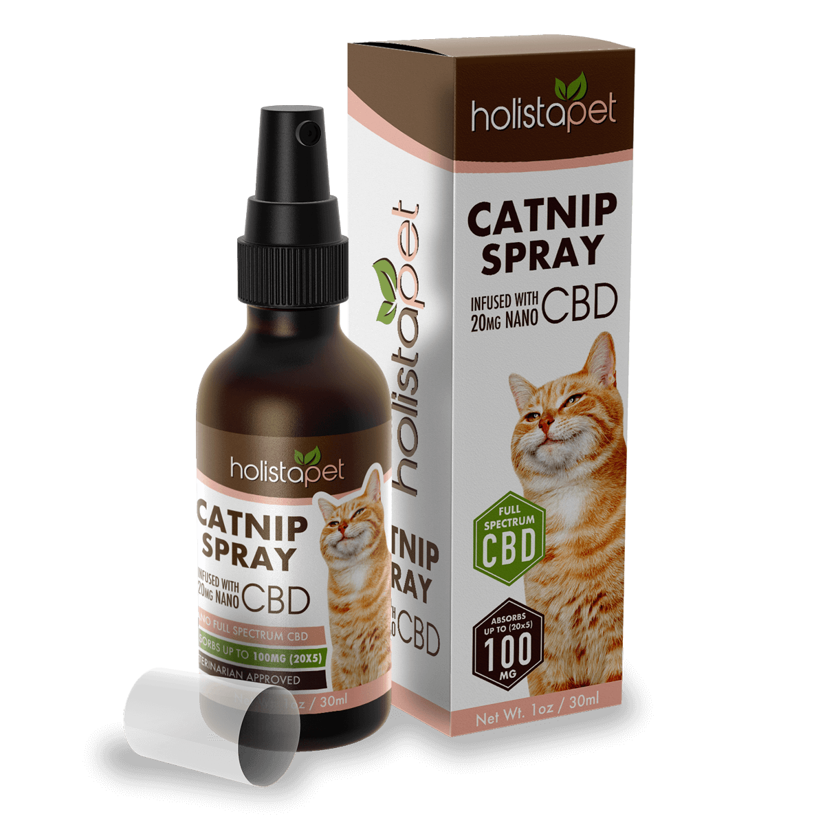 Holistapet Catnip Spray with CBD