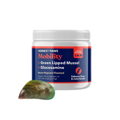 Honest Paws Mobility - Green Lipped Mussel Joint Powder
