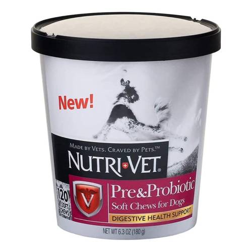 Nutri-Vet Pre & Probiotic Soft Chews for Dogs